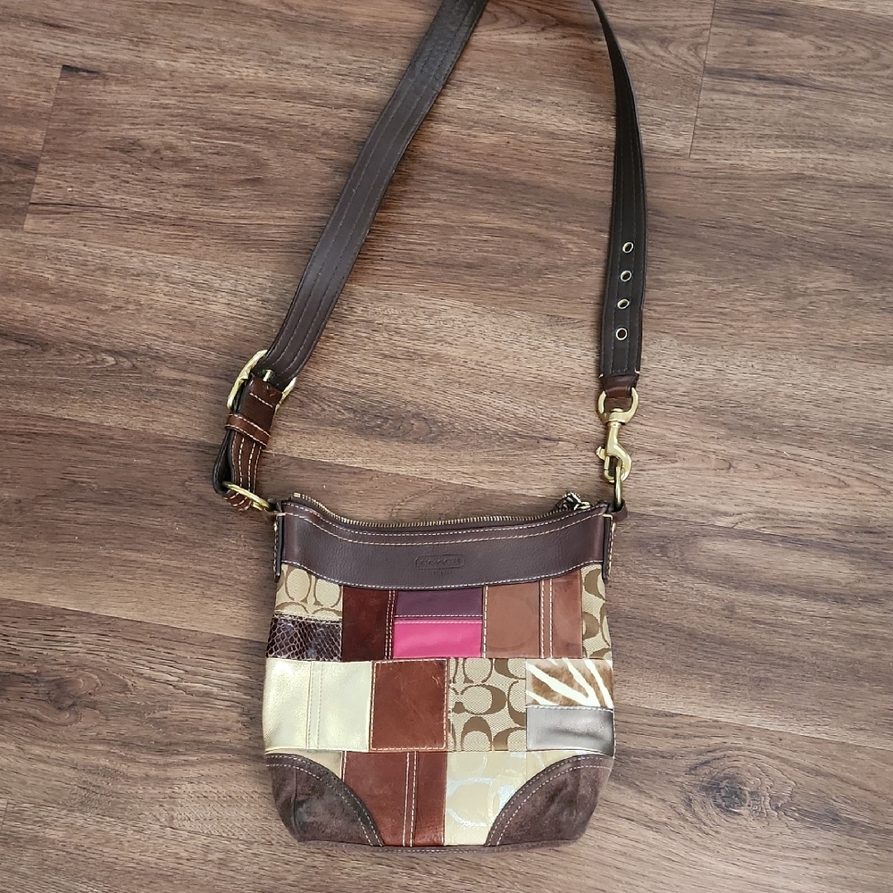 Patchwork Shoulder Bag - image 1